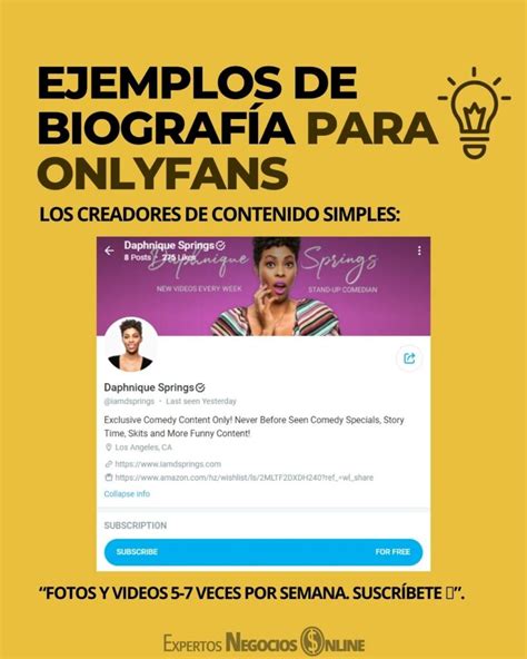 que poner en la biografía de onlyfans|10 OnlyFans Bio Ideas for More Subscribers (With Examples)